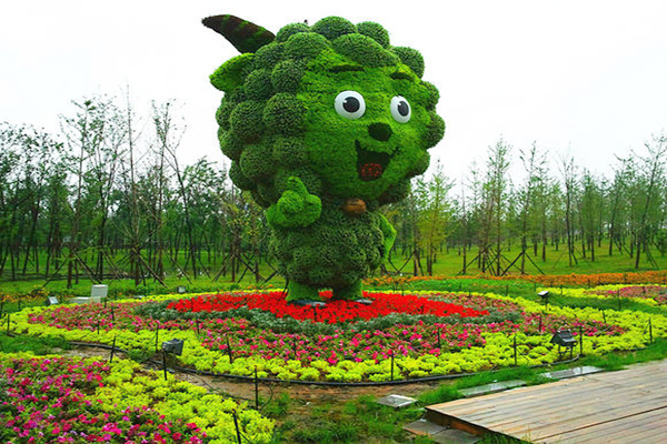 沈阳仿真植物造景，永不凋零的视觉盛宴 